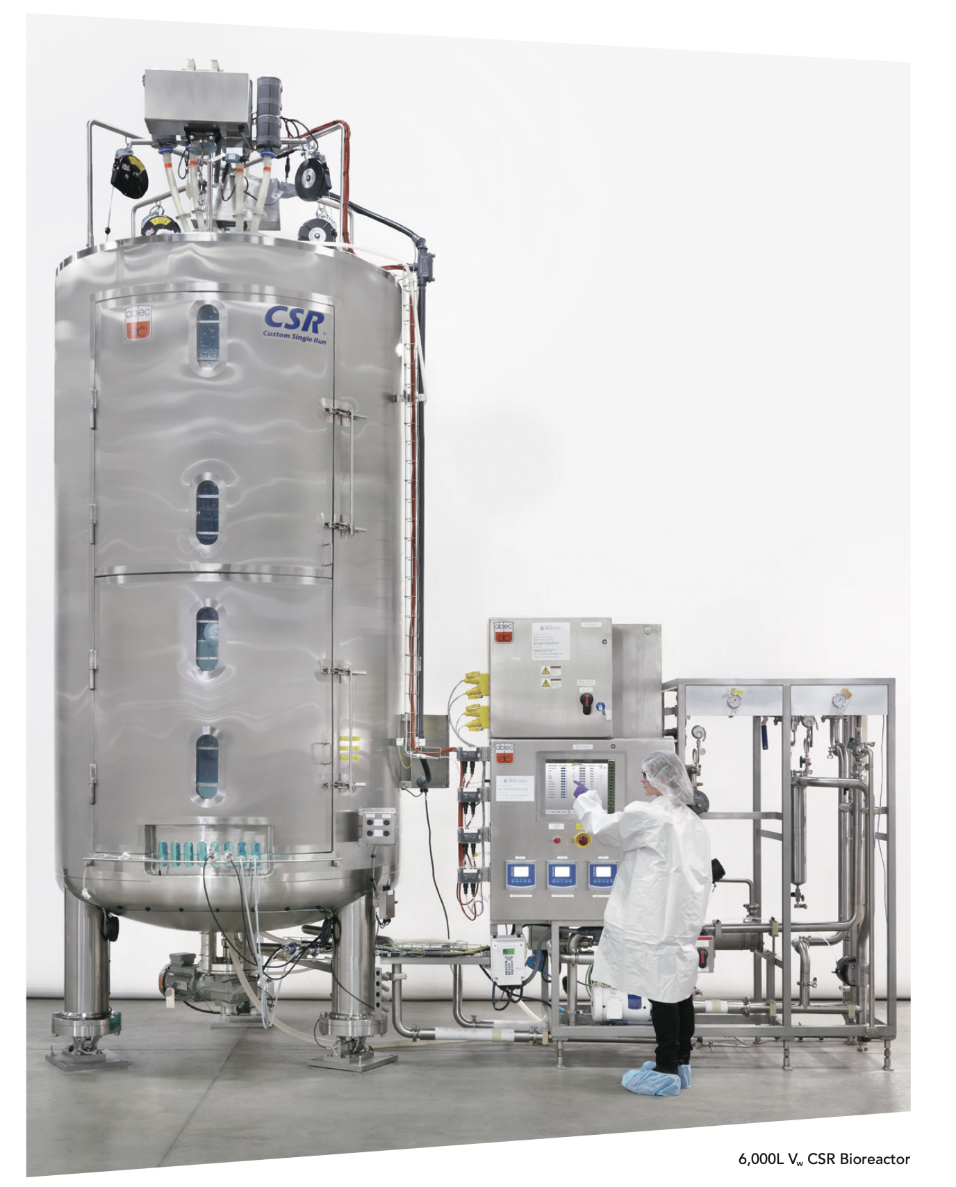 Biorreactor Single Use Vw CSR® de 6000 litros