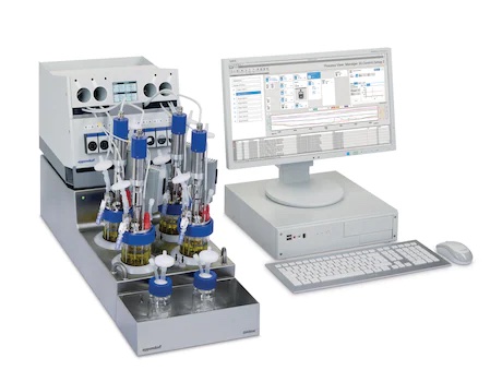 Sistema de mini biorreactor con multiples vasos de control independiente DASbox (Aplica al Programa Federal Equipar Ciencia)